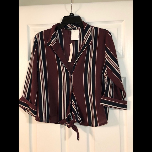 Papermoon Tops - NWT; womens dress top w tie